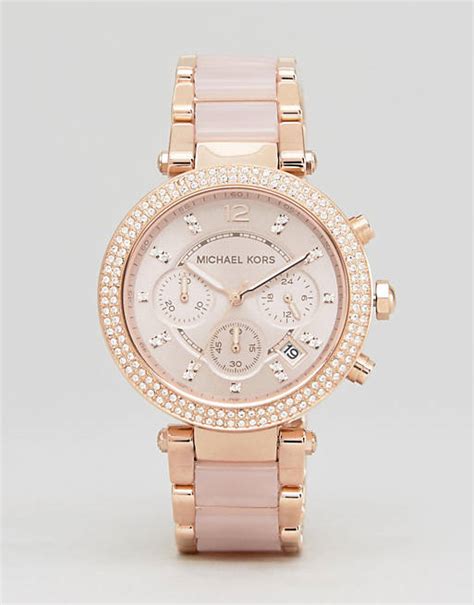 michael kors watch mk2280|mk5896 rose gold.